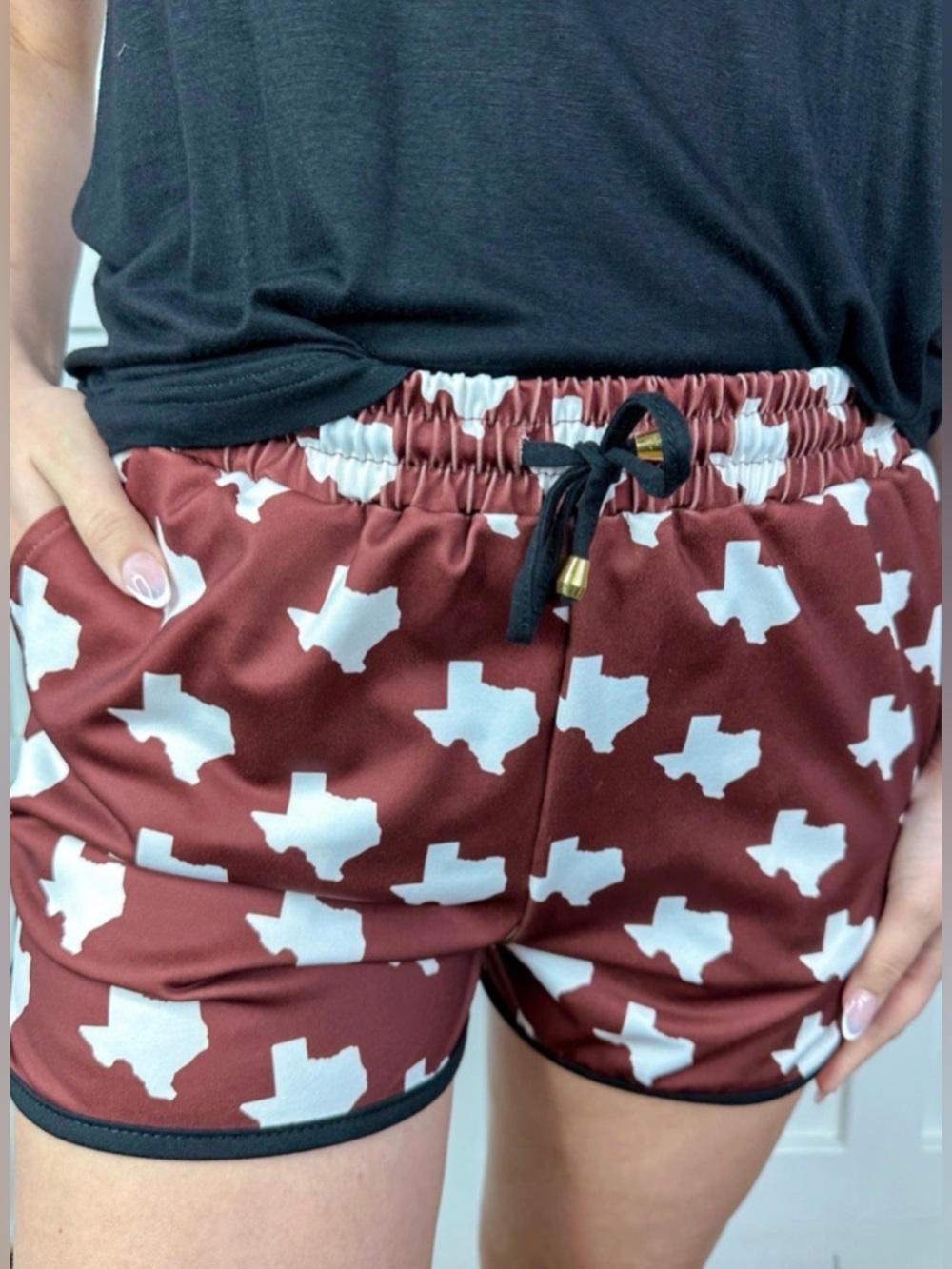 Jess Lea Howdy Drawstring Shorts Large